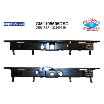 Bumper Cover Reinforcement Rear w/Power Park Brake RPO-J71 CAPA for Cadillac Escalade Escalade ESV GMC Yukon Yukon XL