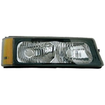 Parking Light Assembly Right w/o Body Cladding Includes Signal/Marker & Running Lamps w/o Bulb or Socket CAPA for Chevrolet Avalanche 1500 2500 Silverado 3500