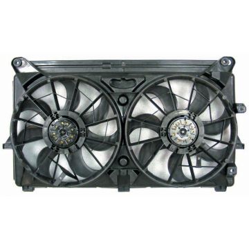 Engine Cooling Fan Assembly w/o Extra Duty Cooling Motor/Blade/Shroud Dual Fan Assembly for Chevrolet Avalanche Silverado 1500 Suburban 1500 Suburban 2500 Tahoe GMC Sierra 1500 Yukon