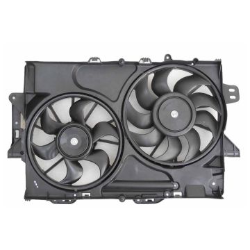 Engine Cooling Fan Assembly Motor/Blade/Shroud Dual Fan Assembly for Chevrolet Equinox GMC Terrain