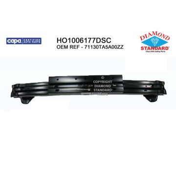 Bumper Cover Reinforcement Front CAPA for Honda Accord Sedan LX EX LX-P 2008-2012