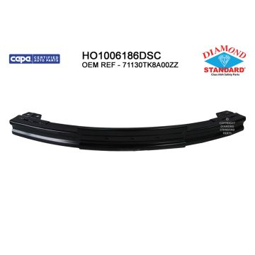 Bumper Cover Reinforcement Front CAPA for Honda Odyssey 2011-2017