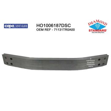 Bumper Cover Reinforcement Front CAPA for Honda Civic 2012-2013