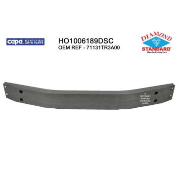 Bumper Cover Reinforcement Front CAPA for Honda Civic Hybrid-L Hybrid 2013-2015