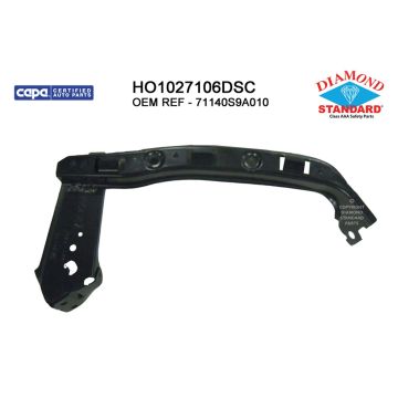 Bumper Cover Reinforcement Front Right Upper Side CAPA for Honda CR-V 2005-2006