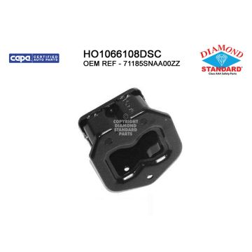 Bumper Bracket Front Left CAPA for Honda Civic Hybrid Hybrid-L 2006-2011