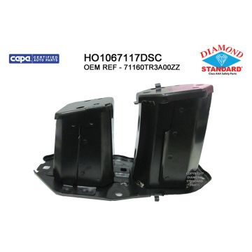 Bumper Bracket Front Right CAPA for Honda Civic Hybrid-L Hybrid 2013-2015