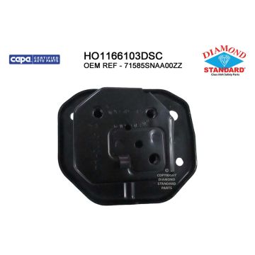 Bumper Bracket Rear Left CAPA for Honda Civic Hybrid Hybrid-L 2006-2011