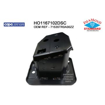 Bumper Bracket Rear Right CAPA for Honda Civic Sedan Coupe 2012-2015