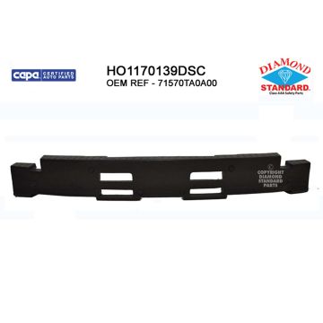 Bumper Impact Absorber Rear CAPA for Honda Accord Sedan 2008-2012
