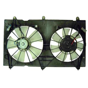 Engine Cooling Fan Assembly Dual Fan Assembly Denso Design for Honda Accord 2003-2005