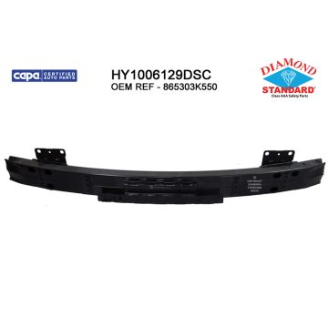 Bumper Cover Reinforcement Front CAPA for Hyundai Sonata 2009-2010