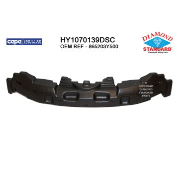 Bumper Impact Absorber Front USA Built CAPA for Hyundai Elantra Sedan 2014-2016