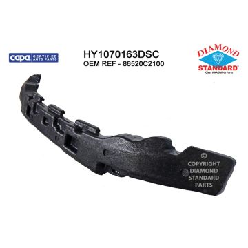 Bumper Impact Absorber Front Standard Type w/o Auto Cruise CAPA for Hyundai Sonata 2016-2017