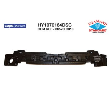 Bumper Impact Absorber Front Sedan USA Built CAPA for Hyundai Elantra 2017-2018