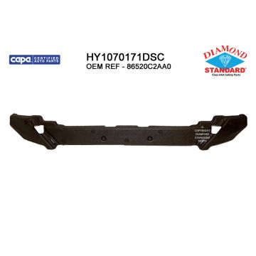 Bumper Impact Absorber Front CAPA for Hyundai Sonata SEL GLS Limited Eco Limited 2.0T GL SE 2018-2019