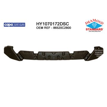 Bumper Impact Absorber Front CAPA for Hyundai Sonata Sport Sport 2.0T Limited 2.0T 2.0T Sport 2018-2019