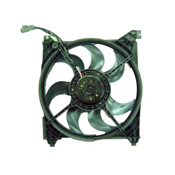 Engine Cooling Fan Assembly Includes Motor/Blade/Shroud for Hyundai Santa Fe 2001-2004