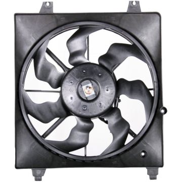 Engine Cooling Fan Assembly Left w/o Towing Package for Hyundai Santa Fe 2007-2009