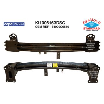 Bumper Cover Reinforcement Front w/Intelligent Cruise Control CAPA for Kia Sorento 2019-2020