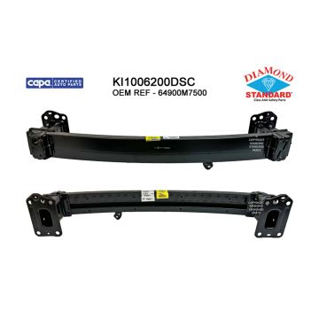 Bumper Cover Reinforcement Front w/o Intelligent Cruise Control CAPA for Kia Forte 2022-2024