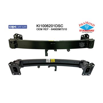 Bumper Cover Reinforcement Front w/Intelligent Cruise Control CAPA for Kia Forte 2022-2024