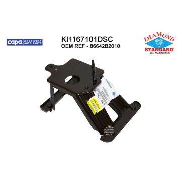 Bumper Bracket Rear Right CAPA for Kia Soul 2014-2016