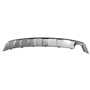 Bumper Valance / Grille Kit Rear Silver w/o Sport Pkg Panel Primed CAPA for Kia Sorento L LX EX 2016-2018