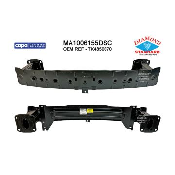 Bumper Cover Reinforcement Front CAPA for Mazda CX-9 2016-2023