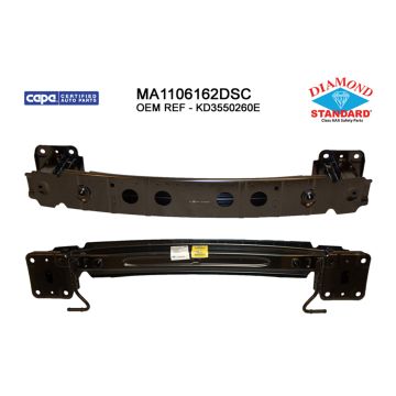 Bumper Cover Reinforcement Rear CAPA for Mazda CX-5 2013-2024