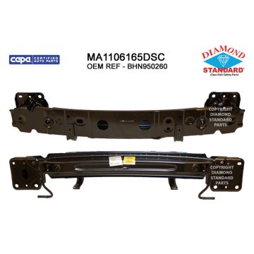 Bumper Cover Reinforcement Rear CAPA for Mazda 3 Hatchback 2014-2018
