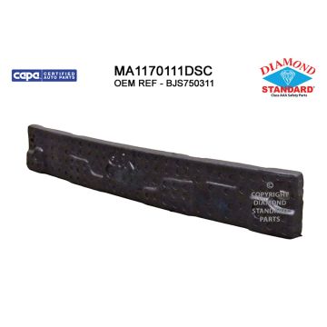 Bumper Impact Absorber Rear CAPA for Mazda 3 Sedan 2014-2018