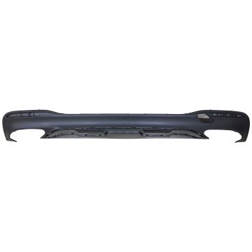 Bumper Valance / Grille Kit Rear X166/W166 SUV w/AMG Styling Pkg Panel for Mercedes-Benz GLE300d GLE350 GLE350d GLE400 GLE43 AMG GLE450 AMG GLE550 GLE550e GLS450 GLS550