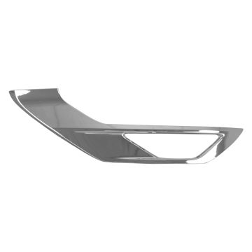 Bumper Insert Front Left Fog Lamp Bezel w/Fog Lamps Chrome CAPA for Mitsubishi Outlander SE SEL 2022-2024