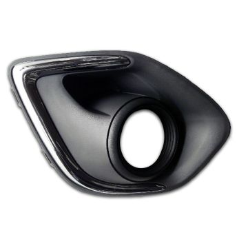 Bumper Insert Front Right Fog Lamp Bezel Chrome for Mitsubishi Outlander Sport RVR