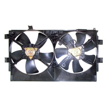 Engine Cooling Fan Assembly Motor/Blade/Shroud Dual Fan Assembly for Mitsubishi Lancer 2008-2017