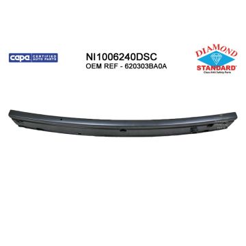 Bumper Cover Reinforcement Front CAPA for Nissan Versa Sedan 2012-2019
