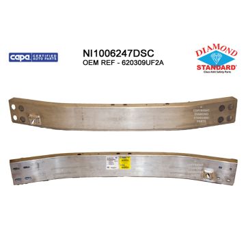 Bumper Cover Reinforcement Front To 5-19 CAPA for Nissan Murano 2015-2019
