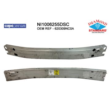 Bumper Cover Reinforcement Front w/Intelligent Cruise Control Aluminum CAPA for INFINITI JX35 QX60 Nissan Pathfinder