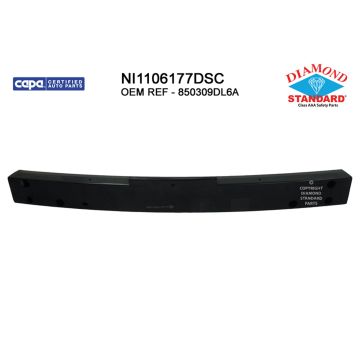 Bumper Cover Reinforcement Rear CAPA for Nissan Maxima 2009-2023