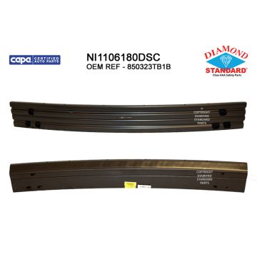 Bumper Cover Reinforcement Rear HSS CAPA for Nissan Altima Sedan 2016-2018