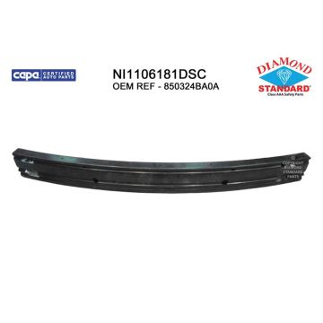 Bumper Cover Reinforcement Rear To 5-15 USA Built CAPA for Nissan Rogue 2014-2015