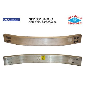 Bumper Cover Reinforcement Rear CAPA for Nissan Murano 2015-2023