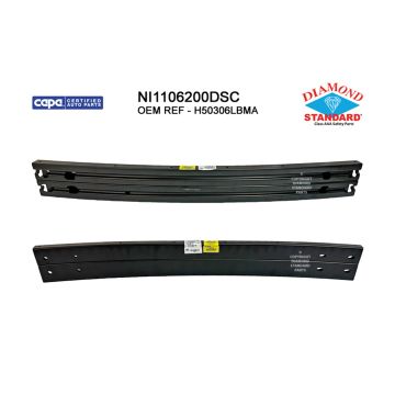 Bumper Cover Reinforcement Rear CAPA for Nissan Sentra 2020-2023