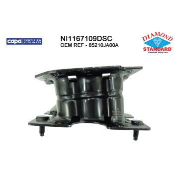 Bumper Bracket Rear Right CAPA for Nissan Altima Maxima