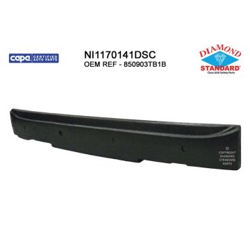 Bumper Impact Absorber Rear CAPA for Nissan Altima Sedan 2013-2018