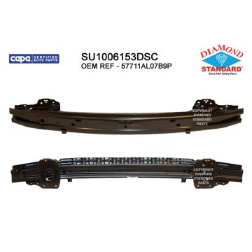 Bumper Cover Reinforcement Front CAPA for Subaru Outback 2015-2017