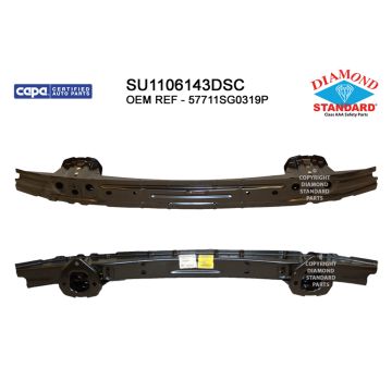 Bumper Cover Reinforcement Rear CAPA for Subaru Forester 2014-2018