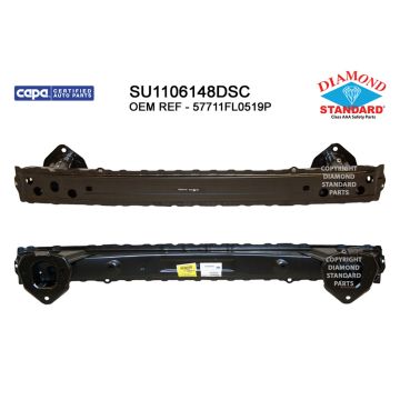 Bumper Cover Reinforcement Rear CAPA for Subaru Crosstrek 2018-2023