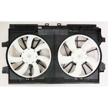 Engine Cooling Fan Assembly Motor/Blade/Shroud Dual Fan Assy for Subaru Impreza Sedan Hatchback 2017-2023